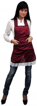 Фартук "Мурена" нейлоновый бордовый СРФ 1102