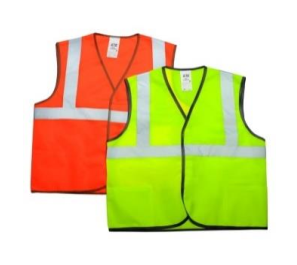 Жилет сигнальный лимонный  3 СОП 120 г/м2  с карманами 2211