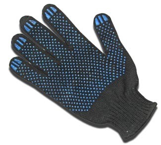 Перчатки ЗИМА с ПВХ полушерстяные двойные (уп. 5/100 пар)