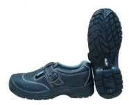 Полуботинки АЛЬТЕР c перфорацией (сандалии) черные