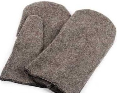 Рукавицы суконные с 2-м наладонником (шинельное сукно, пл. 750 гр.)