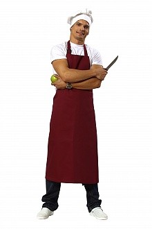 Фартук бордовый ФРТ 1335