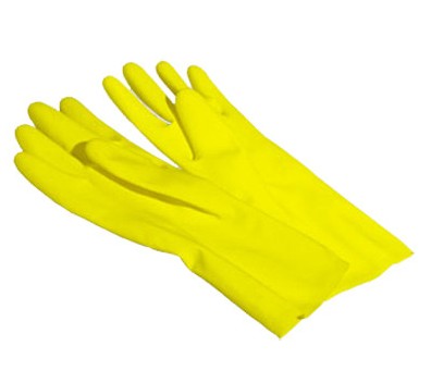 Перчатки хозяйственные с ворсовой продложкой