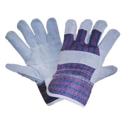 Перчатки "Ангара" спилковые комбинированные (уп. 12/180)