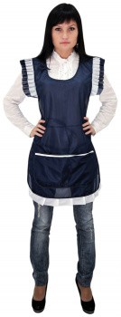 Фартук-сарафан "Агата" нейлоновый т.синий СРФ 1106