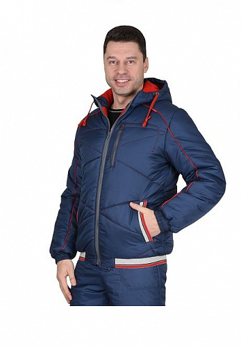 Куртка утепленная &amp;quot;Имидж&amp;quot; синий КРТ 626