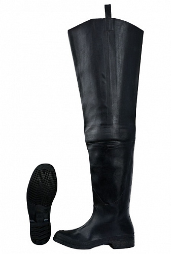 Сапоги рыбацкие резиновые черные САП 220