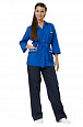 Костюм женский "Капель" т.синий/васильковый КСМ 1206