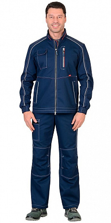 Костюм "Алекс" с п/к синий КСМ 323