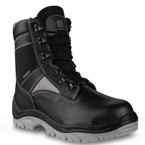 Ботинки &amp;quot;СТРОИТЕЛЬ&amp;quot; утепленные нат. кожа ПУ/ТПУ, МП