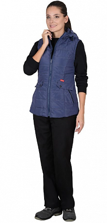 Жилет женский "Ультра" с капюшоном  ЖЛТ 928