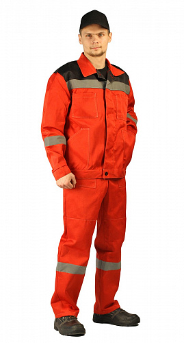 Костюм &amp;quot;Легион&amp;quot; с п/к красный/черный КСМ 321