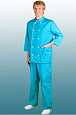 Костюм повара мужской бирюзовый КМС 1312