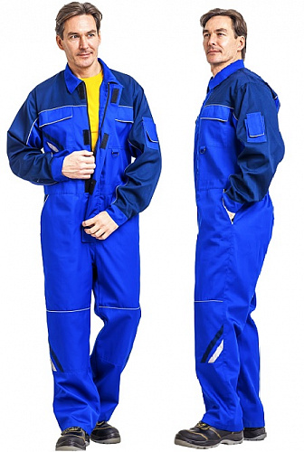 Комбинезон &amp;quot;Мегаполис&amp;quot; василёк/т.синий ПКМ 014