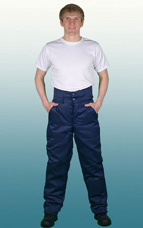 Брюки утепленные "Универсальные" т.синие БРК 512