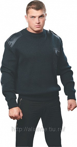 Джемпер форменный черный