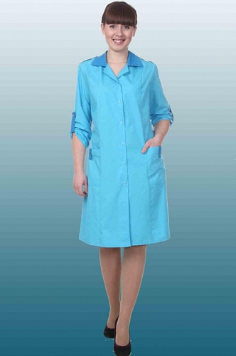 Халат медицинский женский &amp;quot;Полианна&amp;quot; ХЛТ 1532 (распродажа)