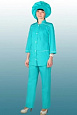 Костюм повара бирюзовый КСМ 1306