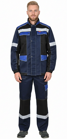 Костюм "Старк" с брюками т.синий КСМ 242