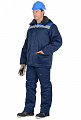 Костюм утепленный &amp;quot;БРИГАДИР&amp;quot; с брюками т.синий/василек КСМ 701