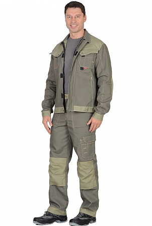 Костюм "ВЕСТ" с брюками оливковый КСМ 246