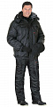 Костюм утепленный &amp;quot;Полюс&amp;quot; с п/к черный КСМ 808