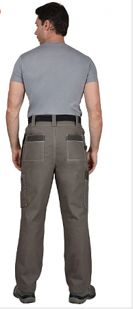 Брюки "ТОКИО" т. песочный с хаки 100%х/б пл. 265 г/кв.м БРК 051