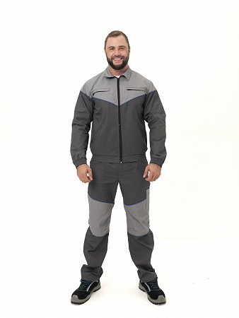 Костюм "Биг машин" с п/к т.серый/серый КСМ 248