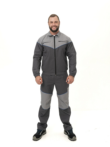 Костюм &amp;quot;Биг машин&amp;quot; с п/к т.серый/серый КСМ 248