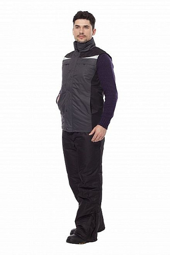 Жилет утепленный &amp;quot;Дэлф&amp;quot; т.серый ЖЛТ 933