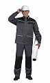 Костюм &amp;quot;Передовик&amp;quot; с брюками т.серый КСМ 224 (распродажа)