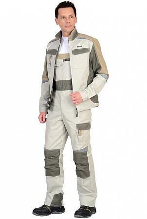 Костюм "Каскад" с п/к молочный/песочный  КСМ 332