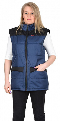 Жилет утепленный &amp;quot;Евроника&amp;quot; т.синий ЖЛТ 918