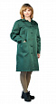 Халат рабочий женский "Валент" т.зеленый ХЛТ 461