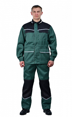 Костюм "Халк" с брюками т.зеленый/черный КСМ 222 (распродажа)