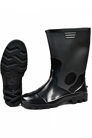 Сапоги мужские ПВХ "Лайт" черные (27 см) САП 206