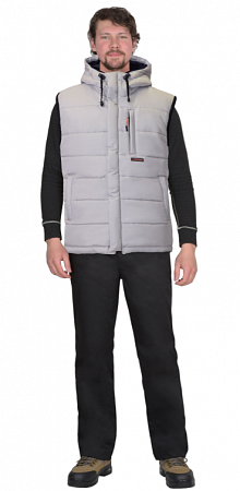 Жилет утепленный  "Зодиак" жемчужный ЖЛТ 941