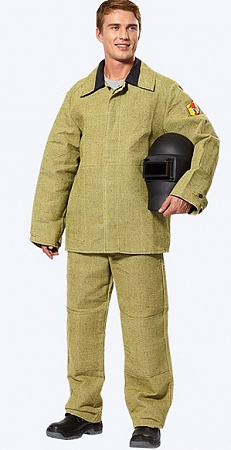 Костюм сварщика брезентовый с накладками пл. 520г/м2