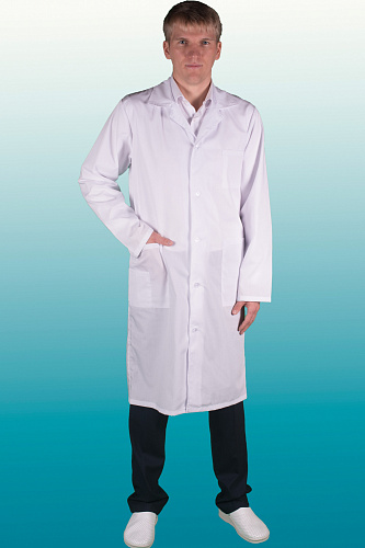 Халат медицинский мужской &amp;quot;Классика&amp;quot; ХЛТ 1406