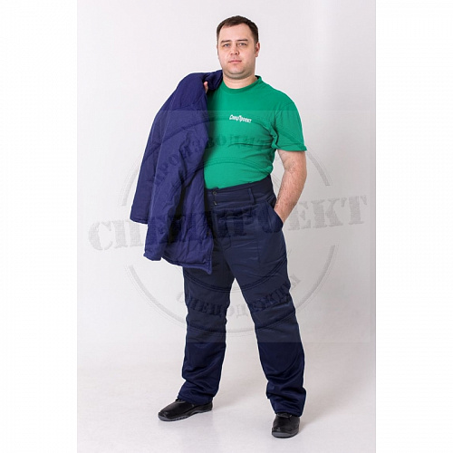 Брюки утепленные (палатка, синтепон, высокий пояс)