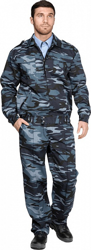 Костюм Защитник мужской КМФ серый вихрь КС 904