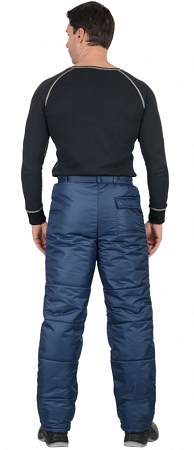 Брюки утепленные "Европа" синие