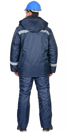 Куртка утепленная "Север-4" т.синий КРТ 607
