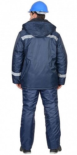 Куртка утепленная &amp;quot;Север-4&amp;quot; т.синий КРТ 607