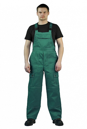 Полукомбинезон "Профессионал" зеленый ПКМ 002