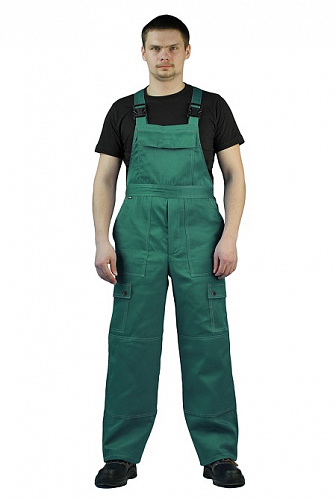 Полукомбинезон &amp;quot;Профессионал&amp;quot; зеленый ПКМ 002