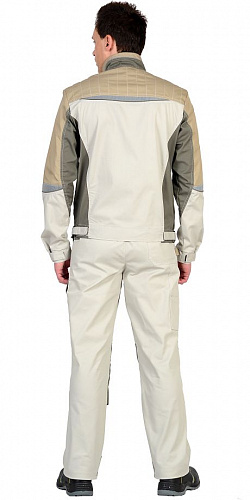 Костюм &amp;quot;Каскад&amp;quot; с п/к молочный/песочный  КСМ 332