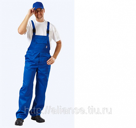Полукомбинезон "Профессионал" васильковый ПКМ 001