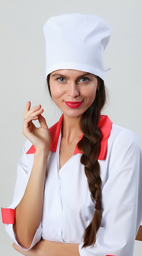 Шапочка хирурга белая (Тиси) ШПК 1801