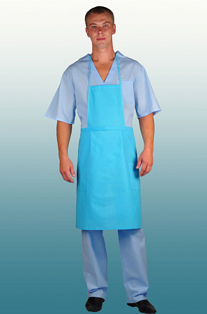 Фартук с грудкой цветной (бязь) ФРТ 1332